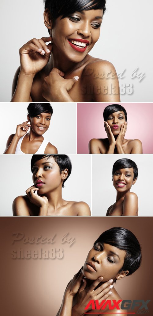 Stock Photo - Black Model Woman