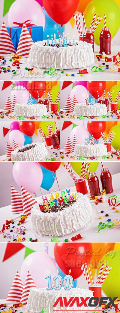 Stock Photo - Birthday Cake 2