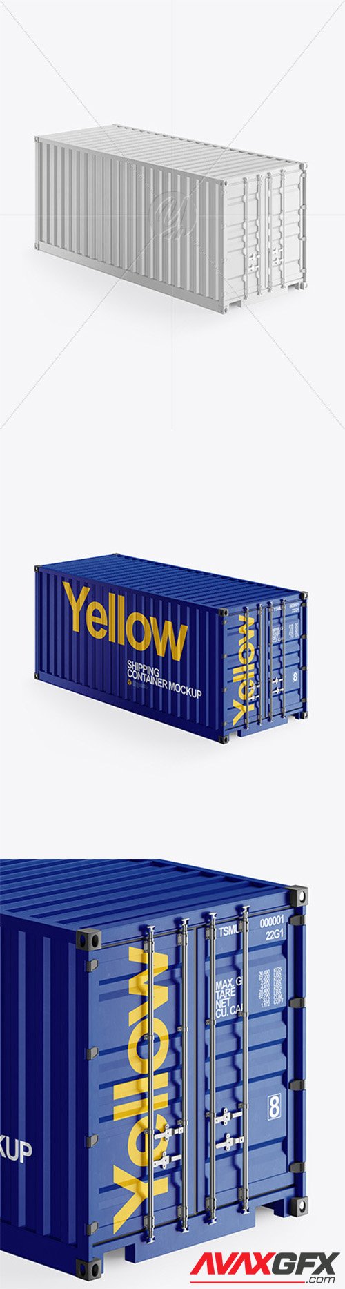 Shipping Container Mockup 63788