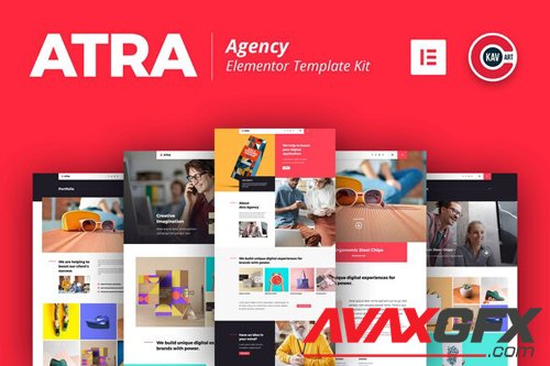 ThemeForest - Atra v1.0 - Creative Agency Elementor Template Kit (Update: 29 July 20) - 27807308