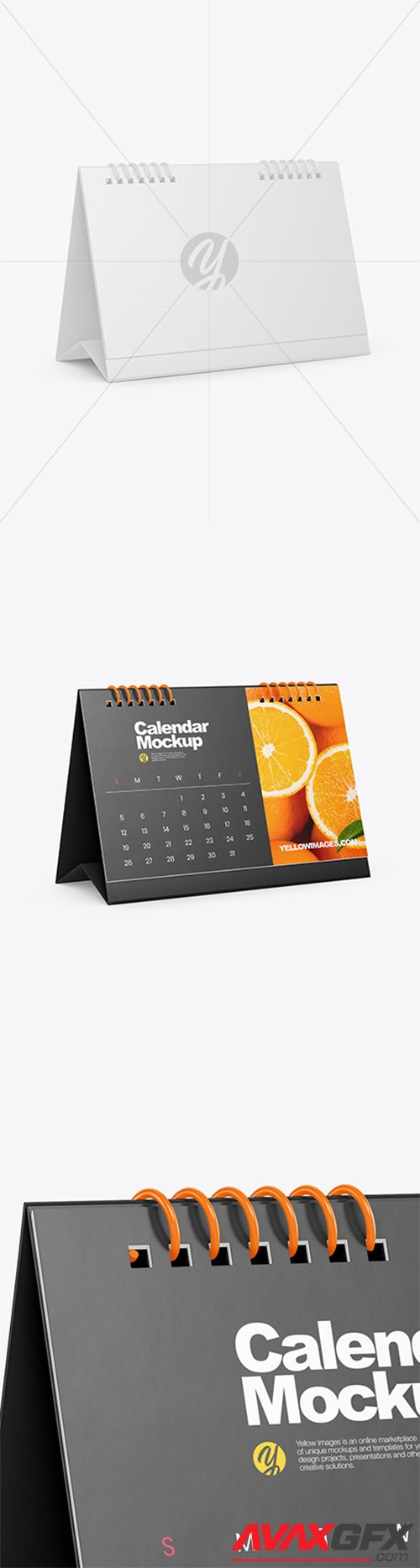Desk Calendar Mockup 64632