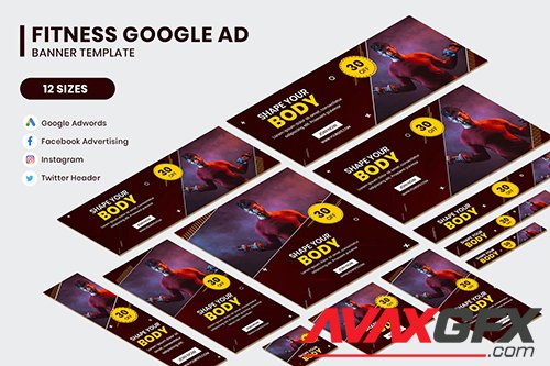 Fitness Google AD Template