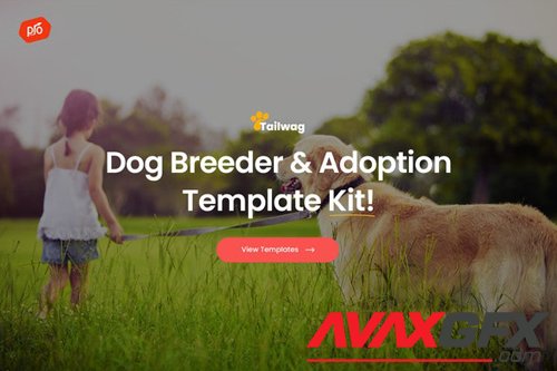 ThemeForest - Tailwag v1.0 - Dog Breeder & Adoption Template Kit - 27902186