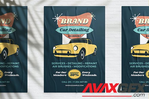Vintage Car Wash Promotion