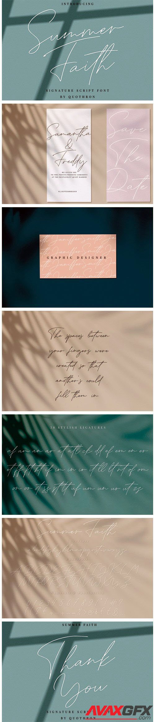 Summer Faith - Signature Script Font