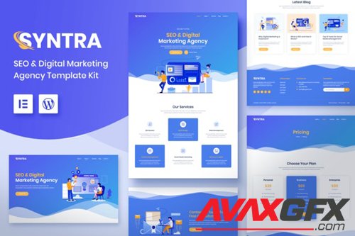 ThemeForest - SYNTRA v1.0 - SEO & Digital Marketing Agency Template Kit - 28052211