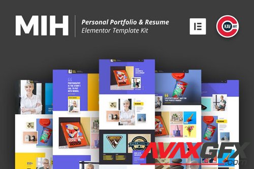 ThemeForest - MIH v1.0 - Personal Portfolio & Resume Template Kit - 28152989