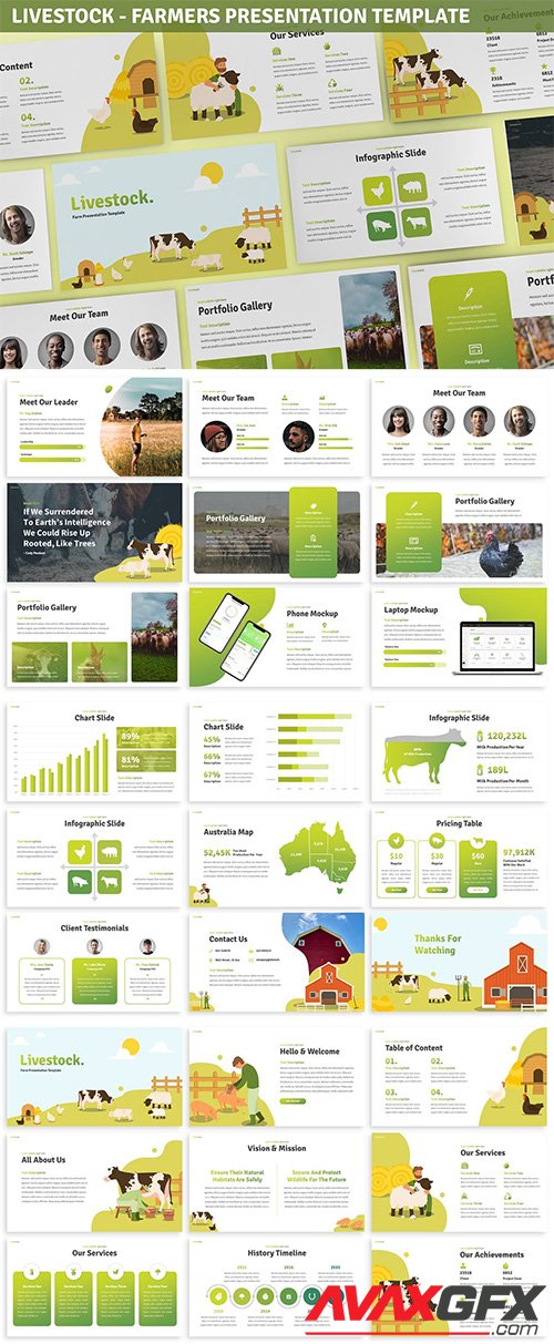 Livestock - Farmers Presentation Template