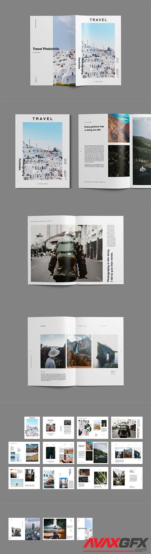 Travel Photography Brochure Template