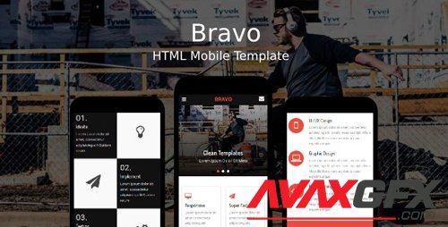 ThemeForest - Bravo v1.0 - HTML Mobile Template - 20237218