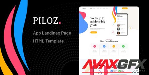 ThemeForest - Piloz v1.0 - App Landing Page HTML Template - 27186974