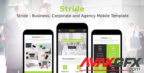 ThemeForest - Stride v1.0 - Business, Corporate and Agency Mobile Template - 21035183