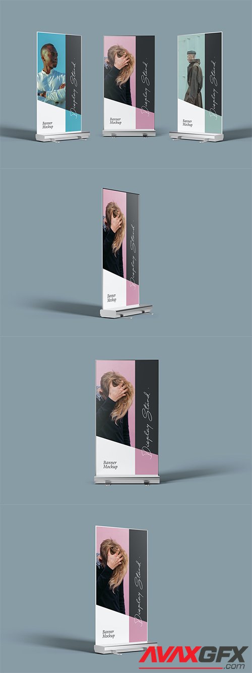 Display Stand Banner Mockups