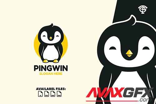 Pingwin - Logo Mascot