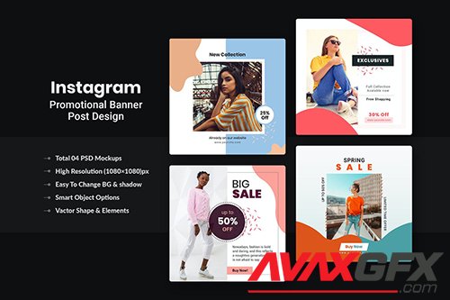 Promotional Instagram Post/Banner Design V-8