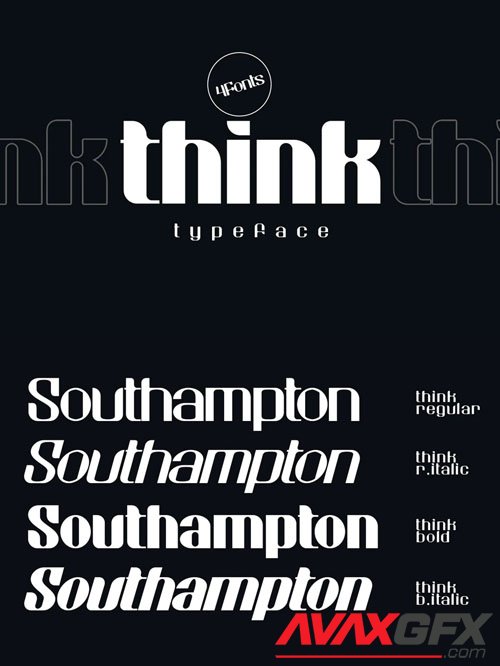 Think Typeface [2-Weights]