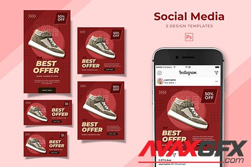 Footwear Social Media Pack