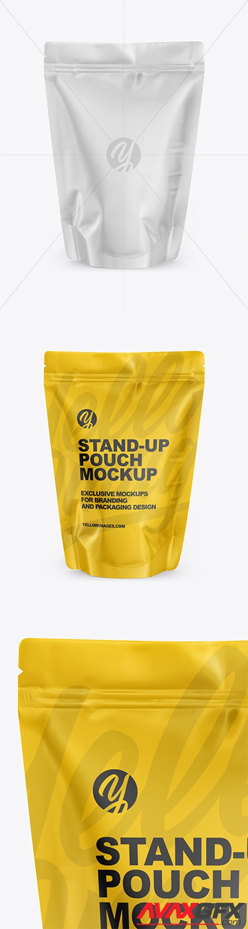 Glossy Stand-Up Pouch Mockup 64892