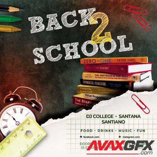 Back 2 School vol.2 - Premium flyer psd template