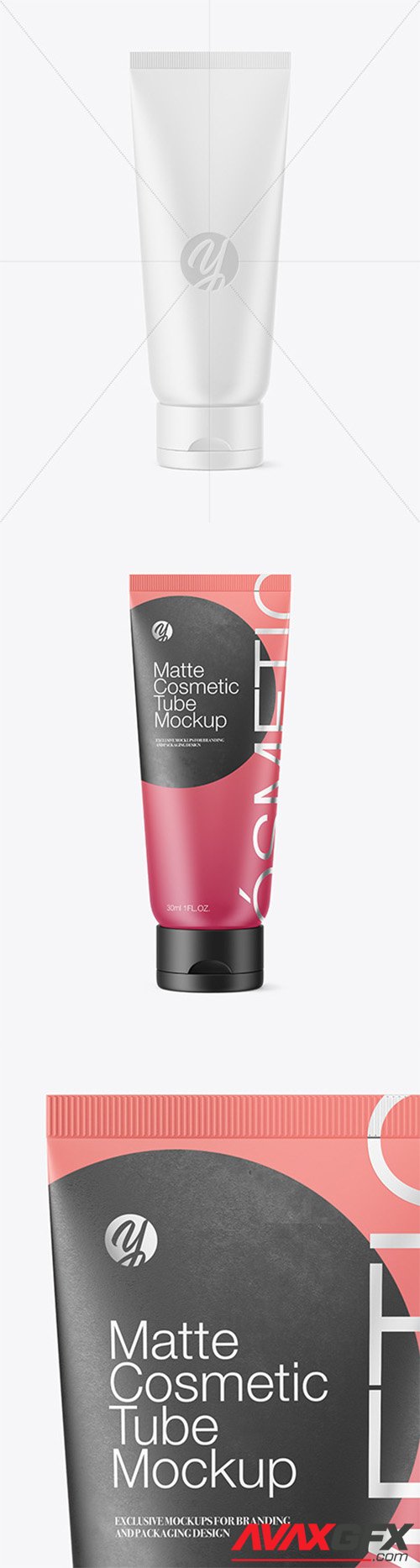 Matte Cosmetic Tube Mockup 64824