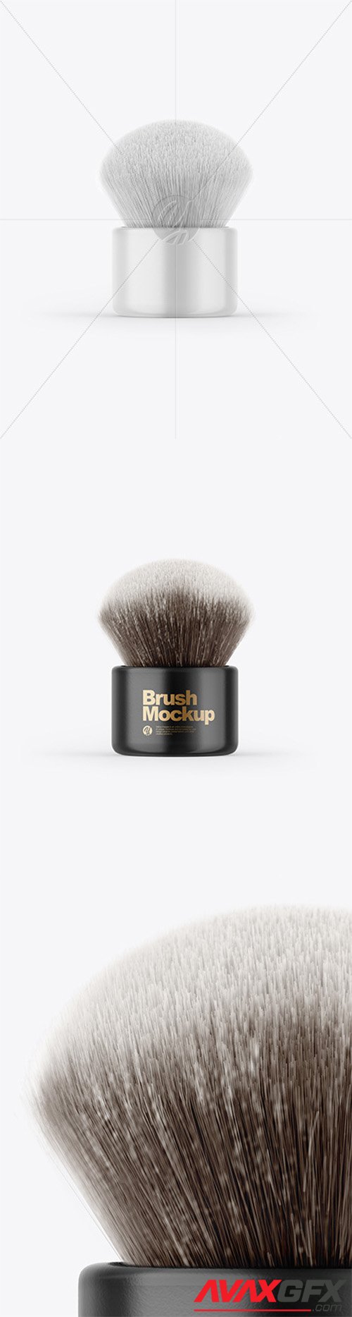 Glossy Powder Brush Mockup 64315