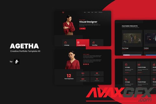 ThemeForest - Agetha v1.0 - Creative Portfolio Template Kit - 28067668