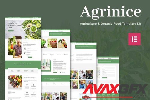 ThemeForest - Agrinice v1.0 - Agriculture and Organic Food Template Kit - 27734061