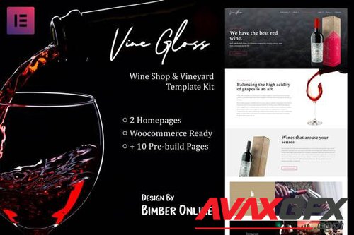ThemeForest - Vine Gloss v1.0 - Wine Shop & Vineyard Template Kit - 27712477