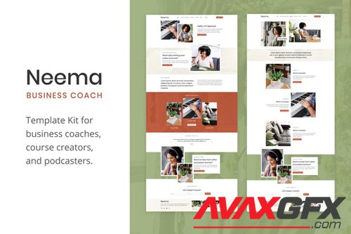 ThemeForest - Neema v1.0 - Business Coach Elementor Template Kit - 27958624