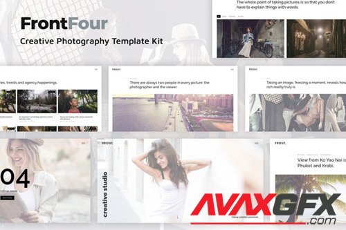 ThemeForest - FrontFour v1.0 - Creative Photography Template Kit - 28255248