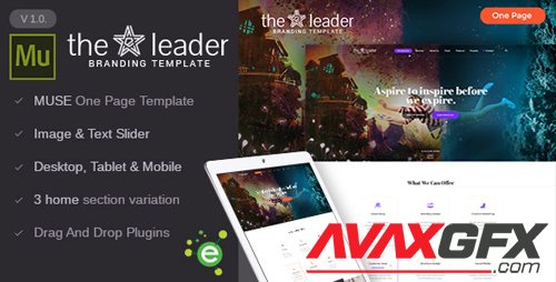 ThemeForest - The Leader v1.0 - Creative Business Muse Template - 19248682