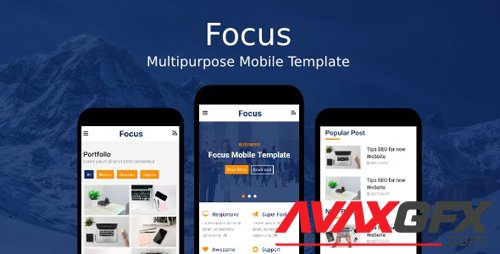 ThemeForest - Focus v1.0 - Multipurpose Mobile Template (Update: 24 February 17) - 19391346