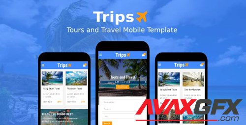 ThemeForest - Trips v1.0 - Tours and Travel Mobile Template - 19474228