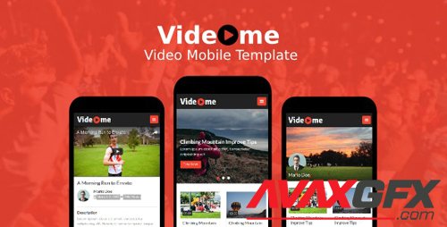 ThemeForest - Videome v1.0 - Video Mobile Template - 19647011