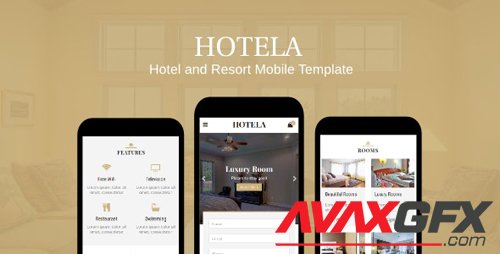 ThemeForest - Hotela v1.0 - Hotel and Resort Mobile Template - 19685989