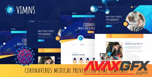 ThemeForest - Vimns v1.0.0 - Coronavirus Medical Prevention HTML Template (Update: 25 April 20) - 26186542