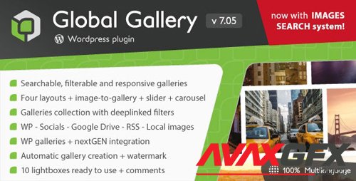 CodeCanyon - Global Gallery v7.052 - Wordpress Responsive Gallery - 3310108