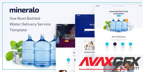 ThemeForest - Mineralo v1.0 - Vue Nuxt Bottled Water Delivery Service Template - 26558176
