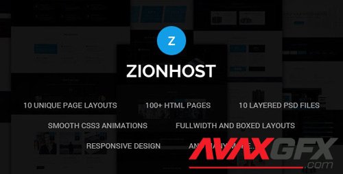 ThemeForest - ZionHost v1.0 - Web Hosting, Responsive HTML5 Template - 11571798
