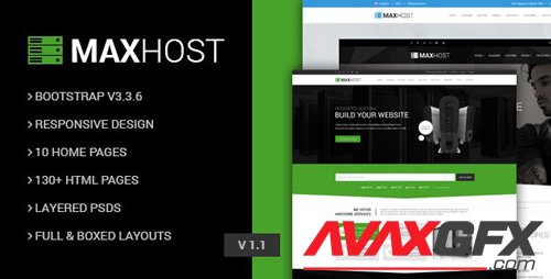 ThemeForest - MaxHot v1.1 - Professional Web Hosting Responsive HTML5 Template - 15041725