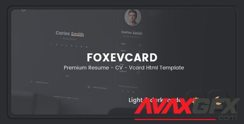 ThemeForest - Foxevcard v1.0 - Premium Resume? CV Html Template - 27929126