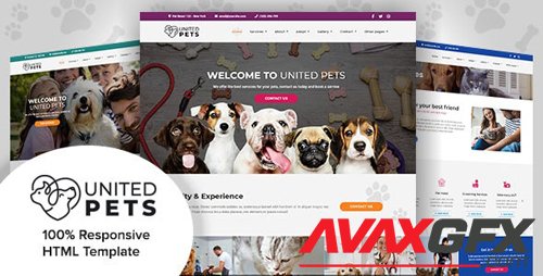 ThemeForest - United Pets v1.1 - Responsive HTML5 Template (Update: 3 April 20) - 23276071