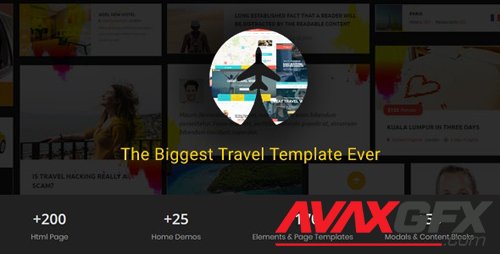 ThemeForest - Travelz v1.0 - Travel, Tour Booking , Hotel , Mega HTML5 Template - 21155210