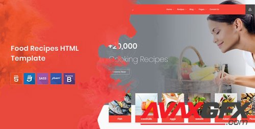 ThemeForest - Cook Note v1.0 - Food Recipes HTML Template - 21786971