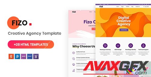 ThemeForest - Fizo v1.0 - Creative MultiPurpose HTML5 Template - 23392955