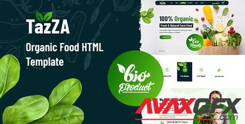 ThemeForest - TazZA v1.0 - Organic Food HTML5 Template - 28332084
