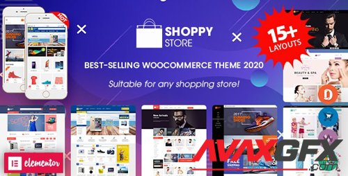 ThemeForest - ShoppyStore v3.5.5 - Multipurpose Elementor WooCommerce WordPress Theme (15+ Homepages & 3 Mobile Layouts) - 13607293 - NULLED