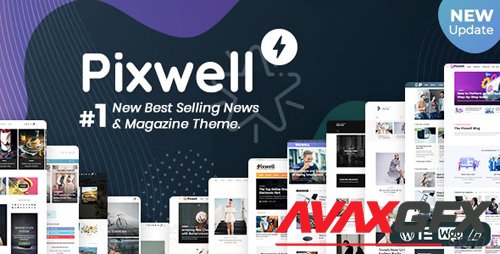 ThemeForest - Pixwell v5.4 - Modern Magazine - 24689900