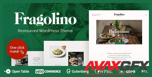 ThemeForest - Fragolino v1.0.3 - an Exquisite Restaurant WordPress Theme - 23550682