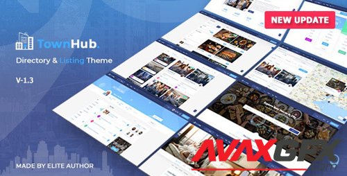 ThemeForest - TownHub v1.3.7 - Directory & Listing WordPress Theme - 25019571